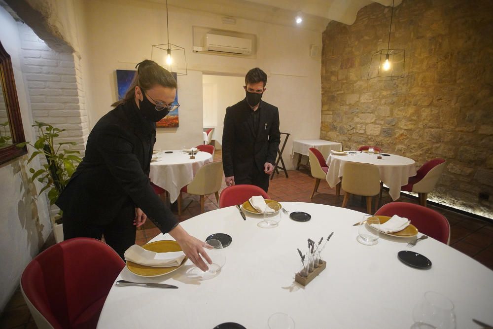 L'estudi Obrir Girona arranca reobrint cinc restaurants en torn de nit