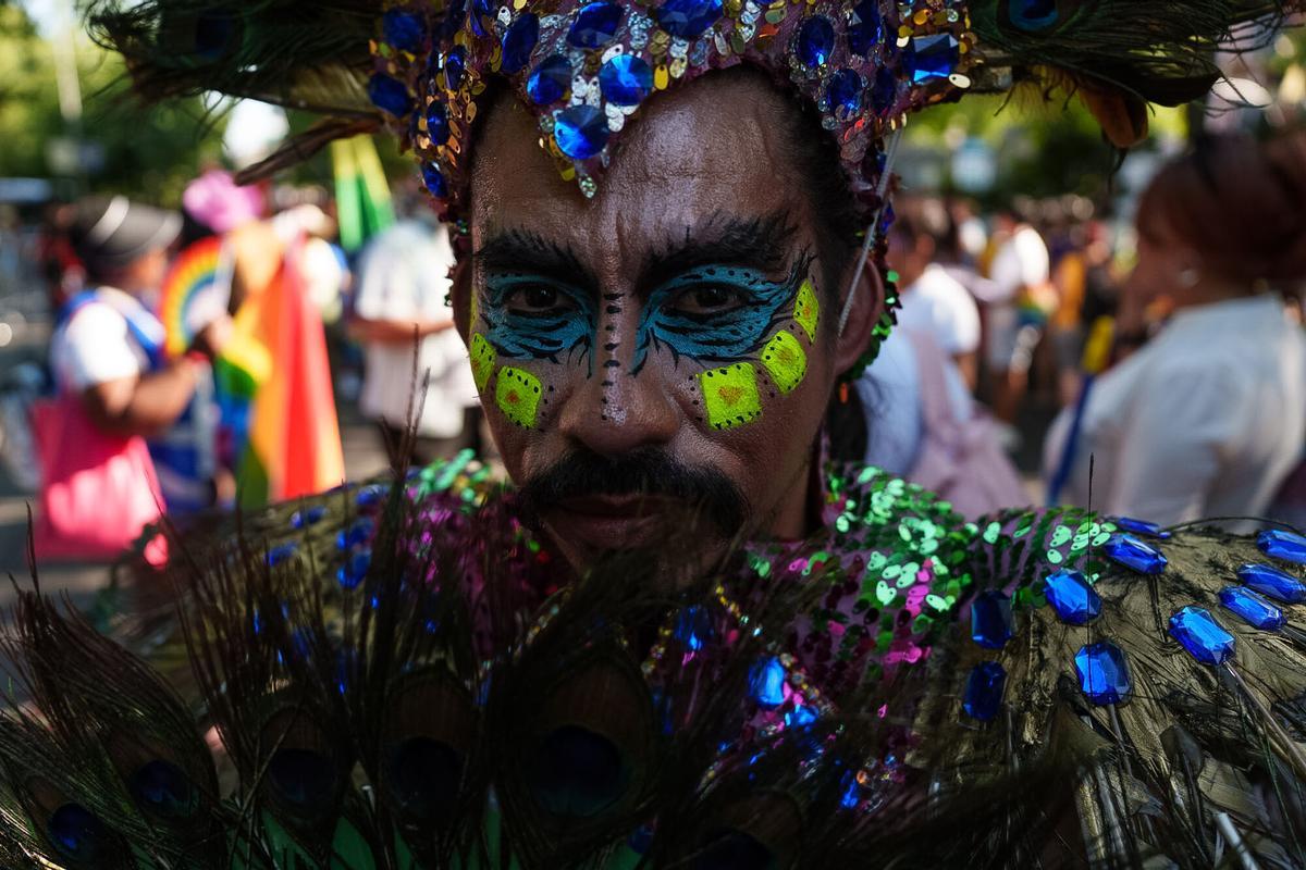 Ambiente durante la manifestación estatal del Orgullo LGTBI+ 2026