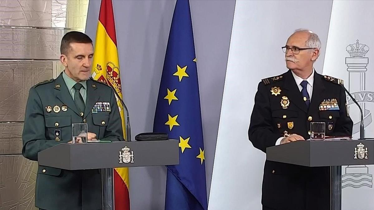 José Manuel Santiago (Guardia Civil) y José García MOlina (POlicía)