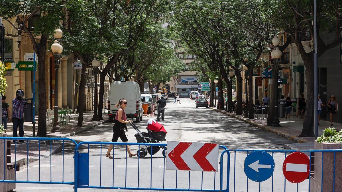 La avenida de la Constitución, este martes, liberada de obras