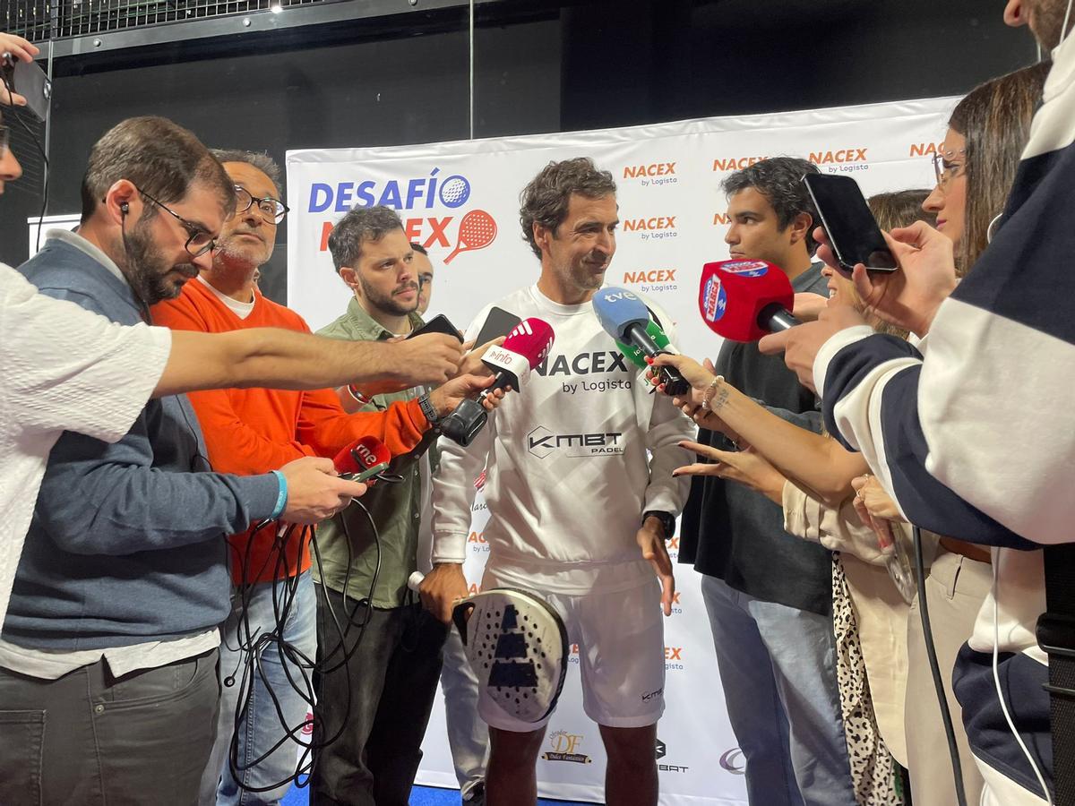 Raúl González, durante su intervención en el Desafío Nacex.