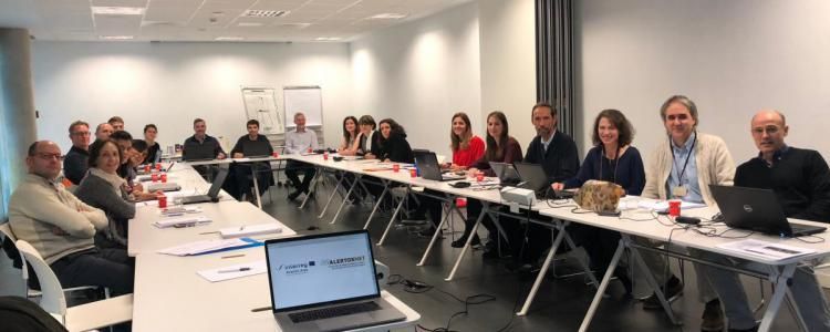 Una de las reuniones del consorcio.