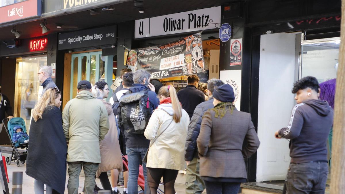 Großer Ansturm am Eröffnungstag.