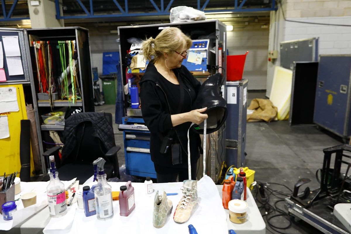 El 'backstage' del Circo del Sol