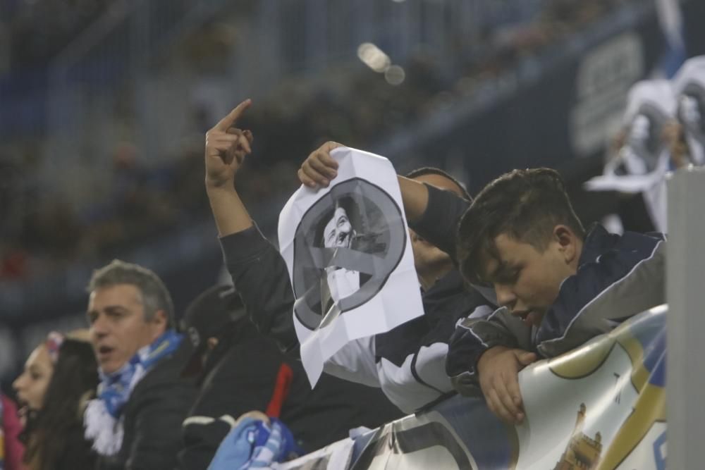 Partido del Málaga CF y la Ponferradina en La Rosaleda.