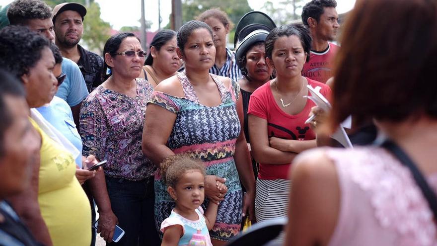 Familiares de presos. // Efe