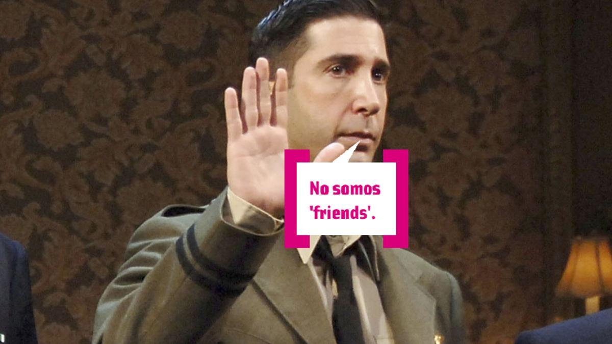 Jennifer Aniston y David Schwimmer dejan de ser 'friends' por su relación con una joven 30 años menor que él