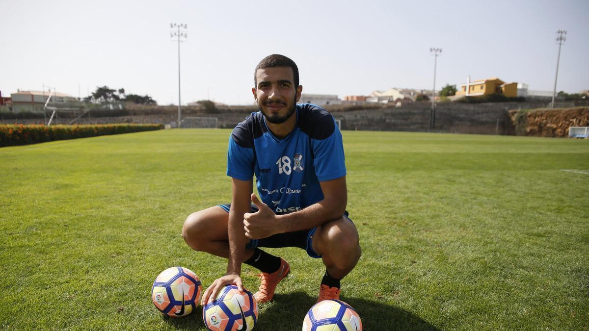 Haythem Jouini, último fichaje del CD Tenerife en el mercado de verano de 2016.