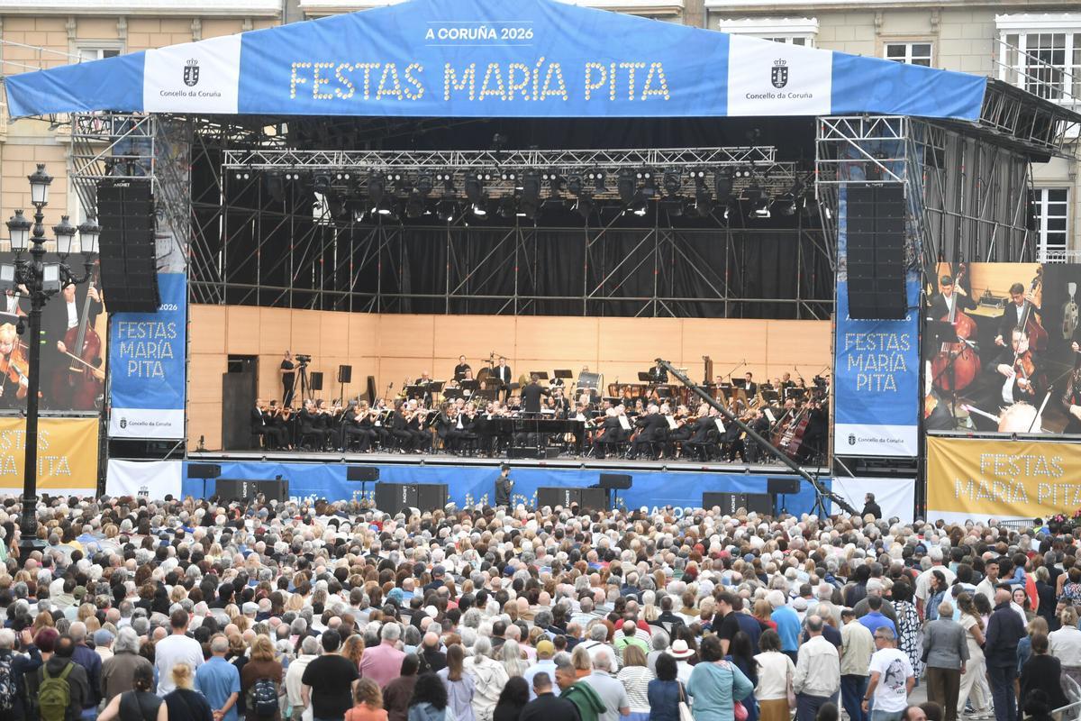 ORQUESTA SINFONICA DE GALICIA EN MARIA PITA