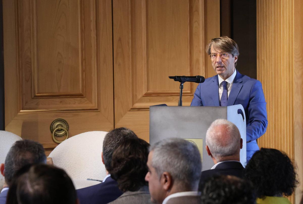 Vigo, Palacio de la Oliva. Evento "Conectar Galicia para competir" organizado por Faro, Prensa Ibérica y Vodafone