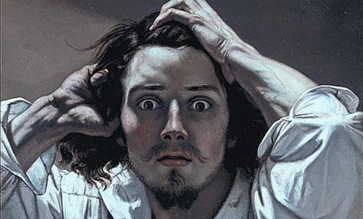 ’El desesperat’ (1844), de Gustave Courbet. ’El desesperat’ (1844), de Gustave Courbet.