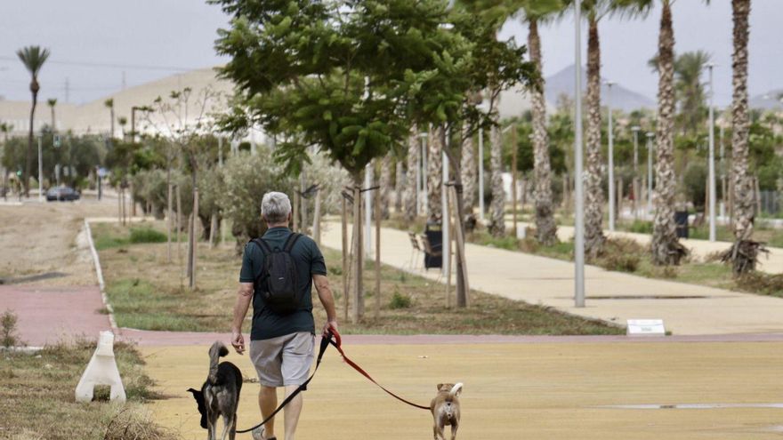 Nuevas zonas de esparcimiento canino en dos parques de Cartagena