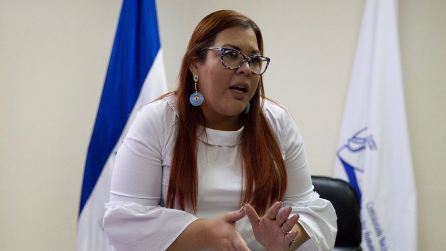 La Comisionada de Derechos Humanos en Honduras, Blanca Izaguirre.