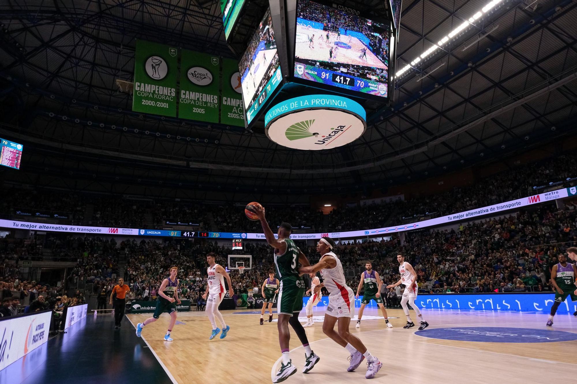 El Unicaja - Bàsquet Girona, en imágenes