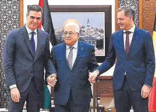 Sánchez busca junto a líderes europeos el momento "más oportuno" para reconocer al Estado palestino