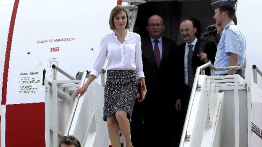 La reina Letizia comienza su visita oficial a Honduras