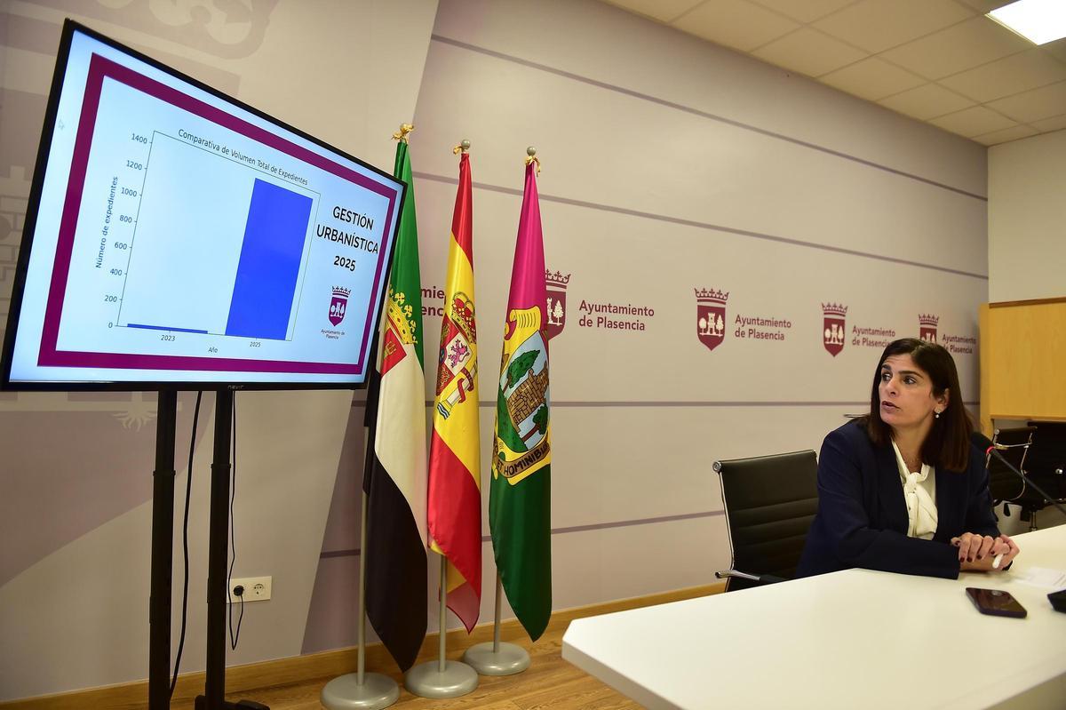 La edil de Plasencia Belinda Martín ha hecho un balance de la gestión urbanística.