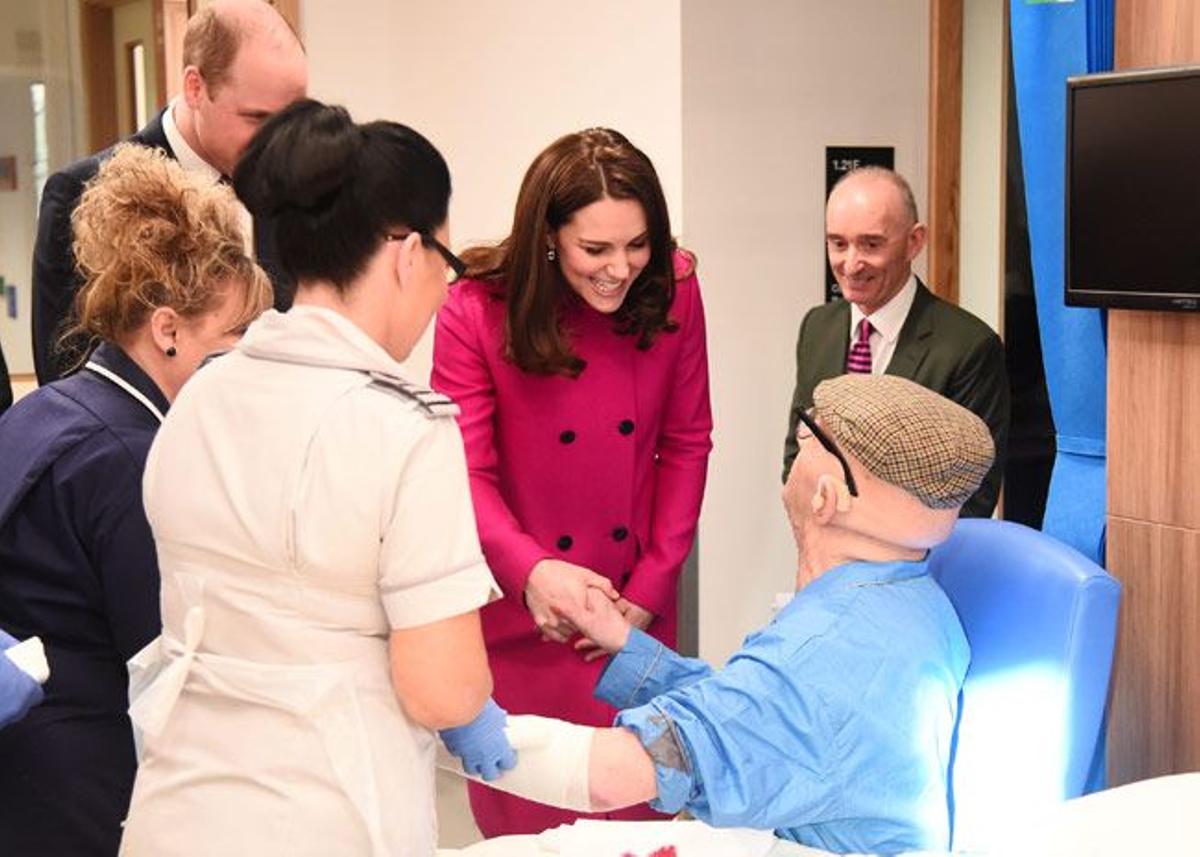 Kate Middleton, en un hospital