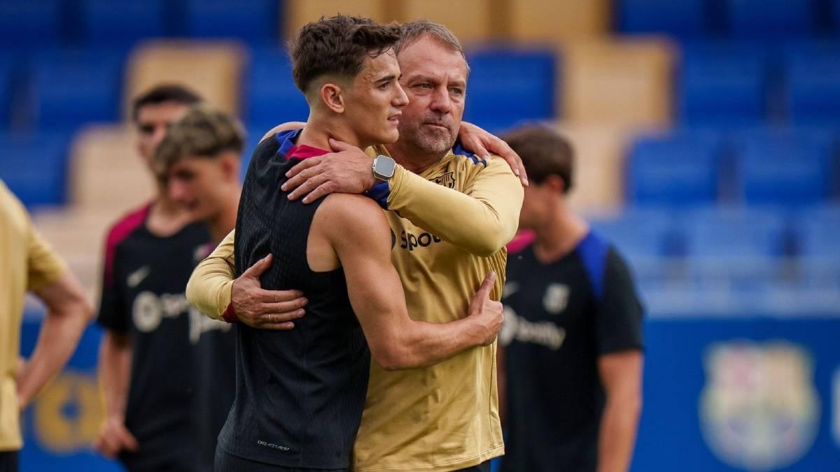 Flick analiza la situación de Gavi