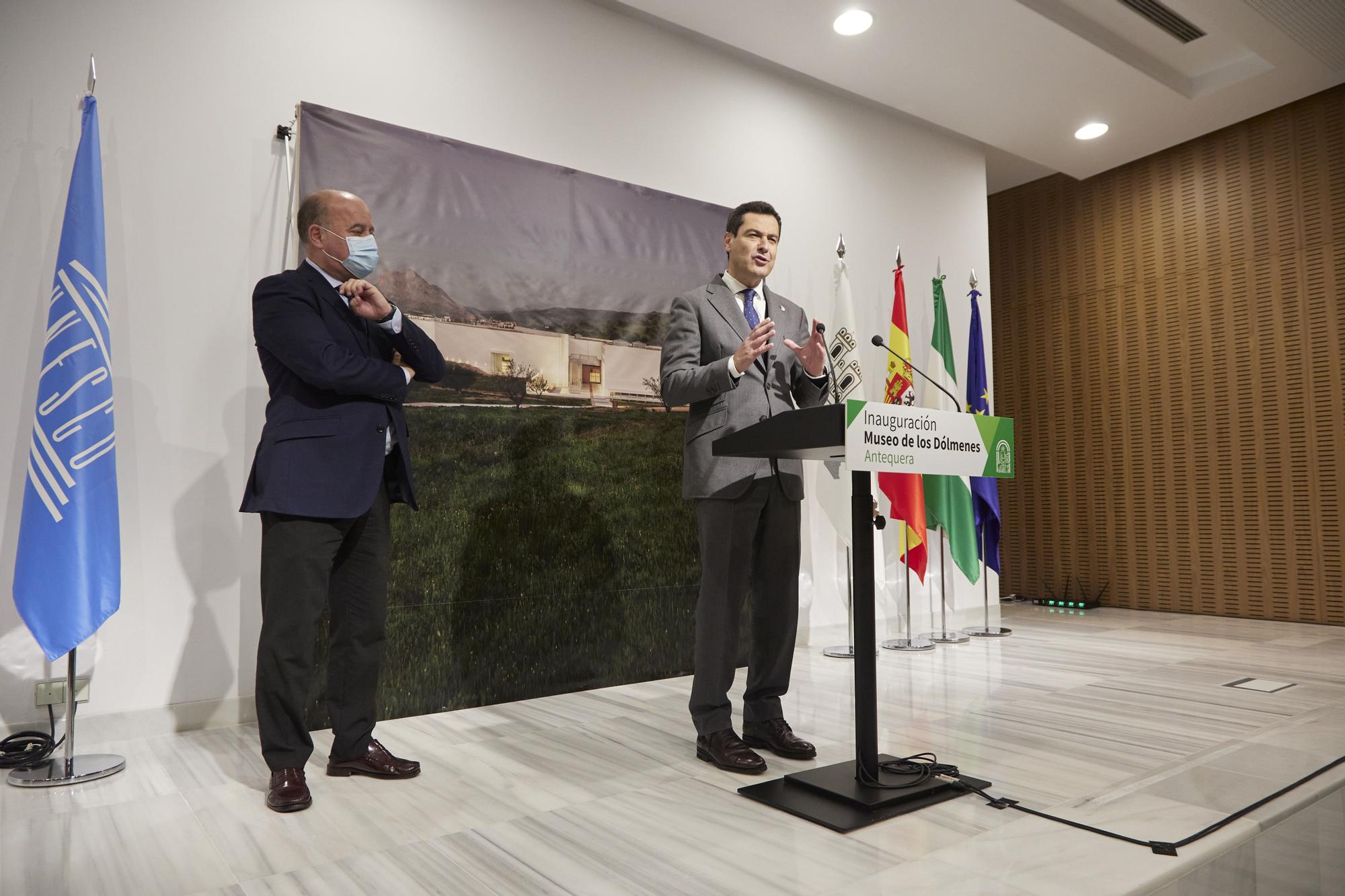 Inauguración del Museo del Conjunto Arqueológico Dólmenes de Antequera