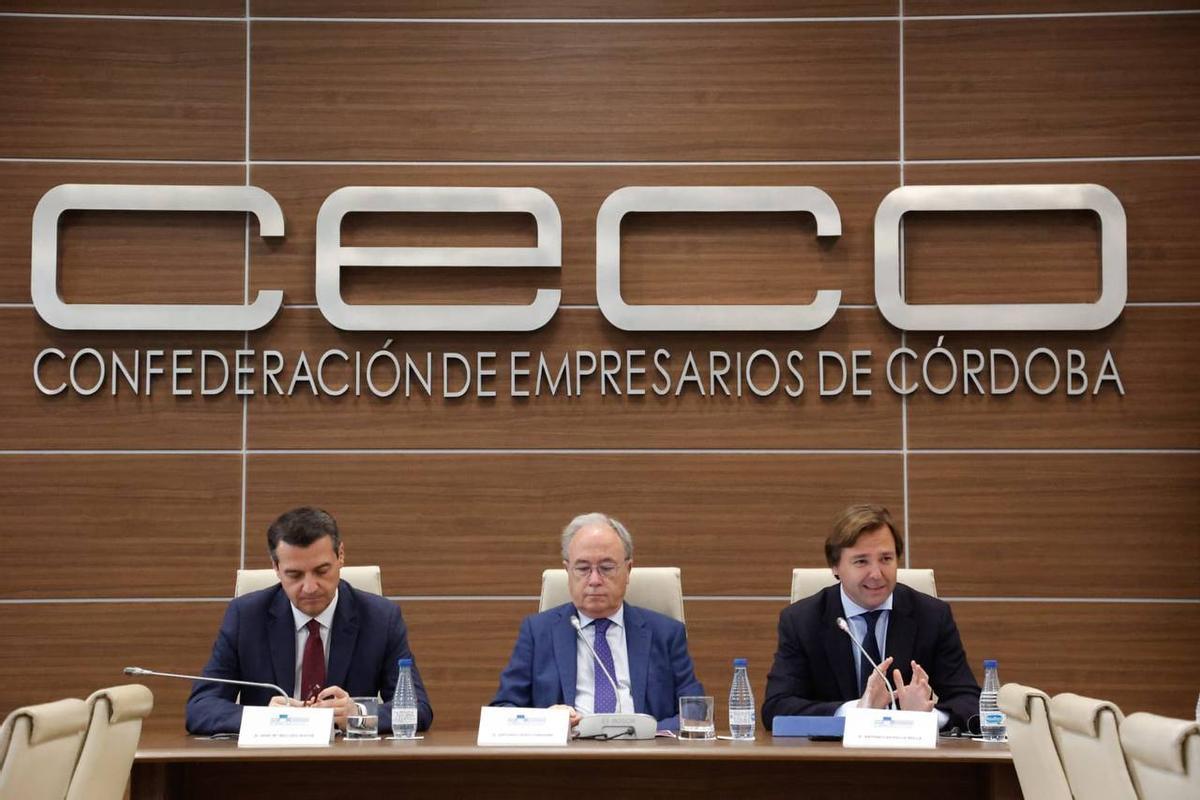 Encuentro de Repullo y Bellido con el Comité Ejecutivo de CECO.