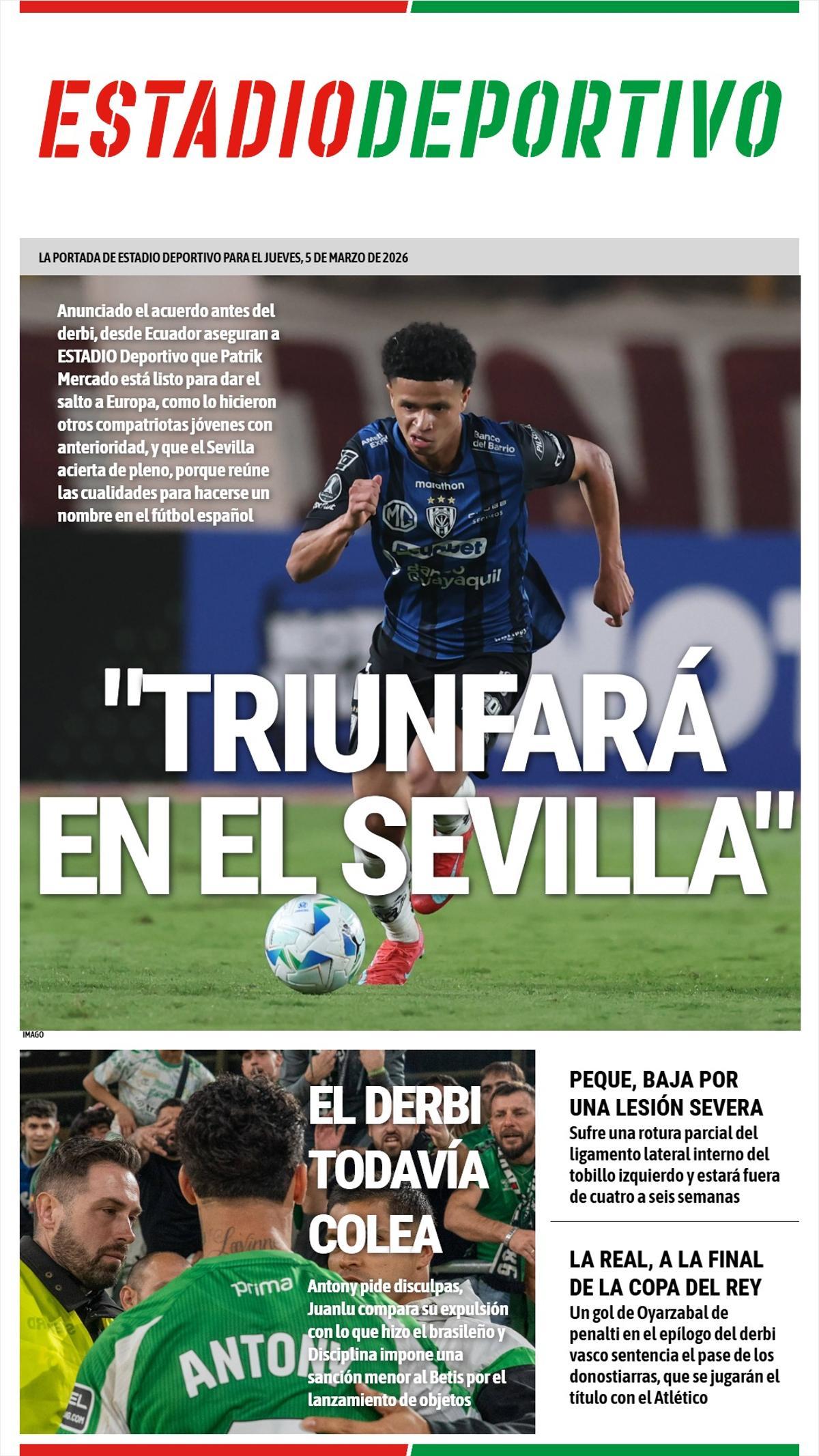 Estas son las portadas de la prensa deportiva de hoy