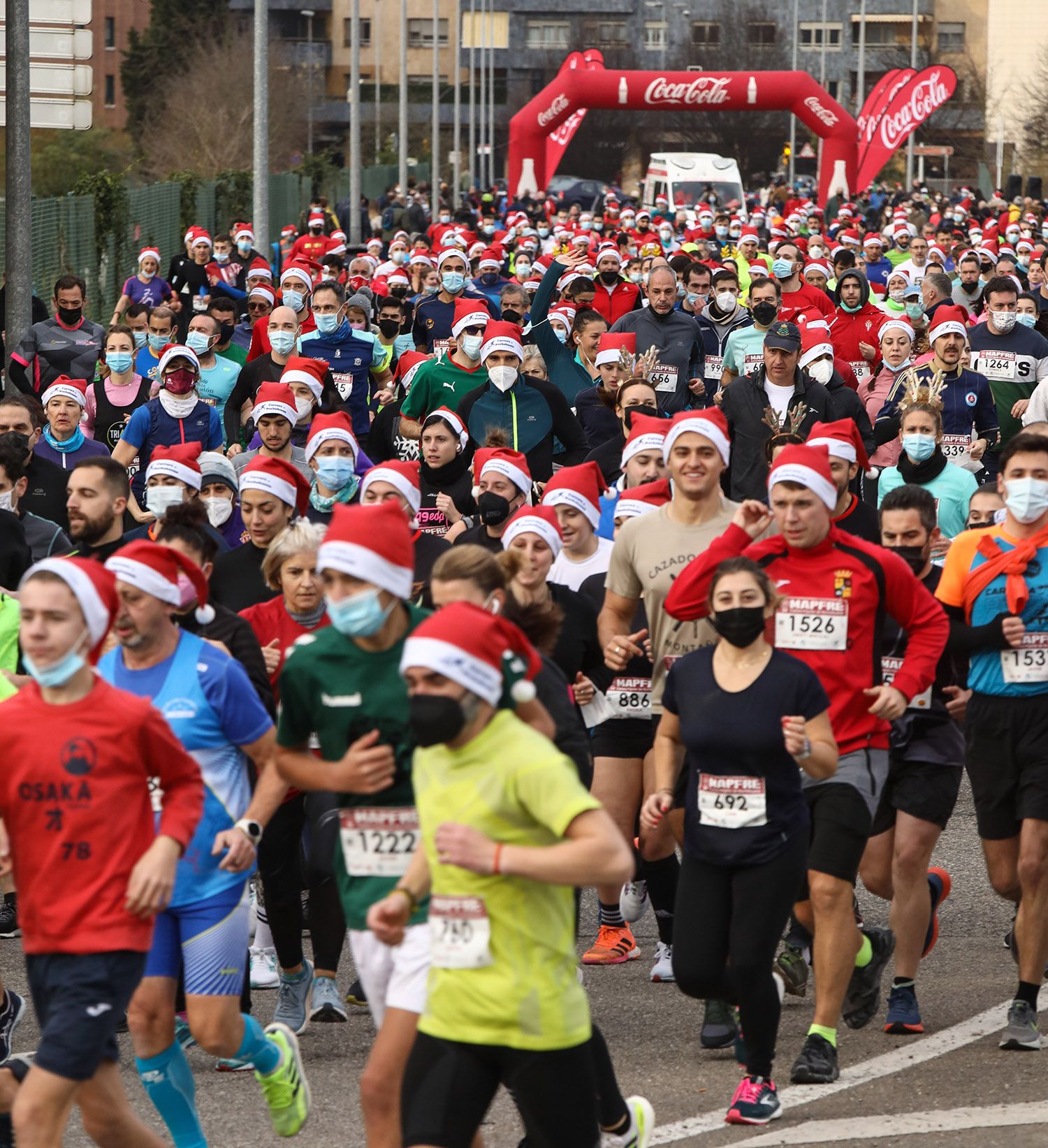 La carrera Popular de Nochebuena de Gijón