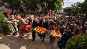 El PSC exhibeix poder en la Diada i el sobiranisme assumeix el canvi