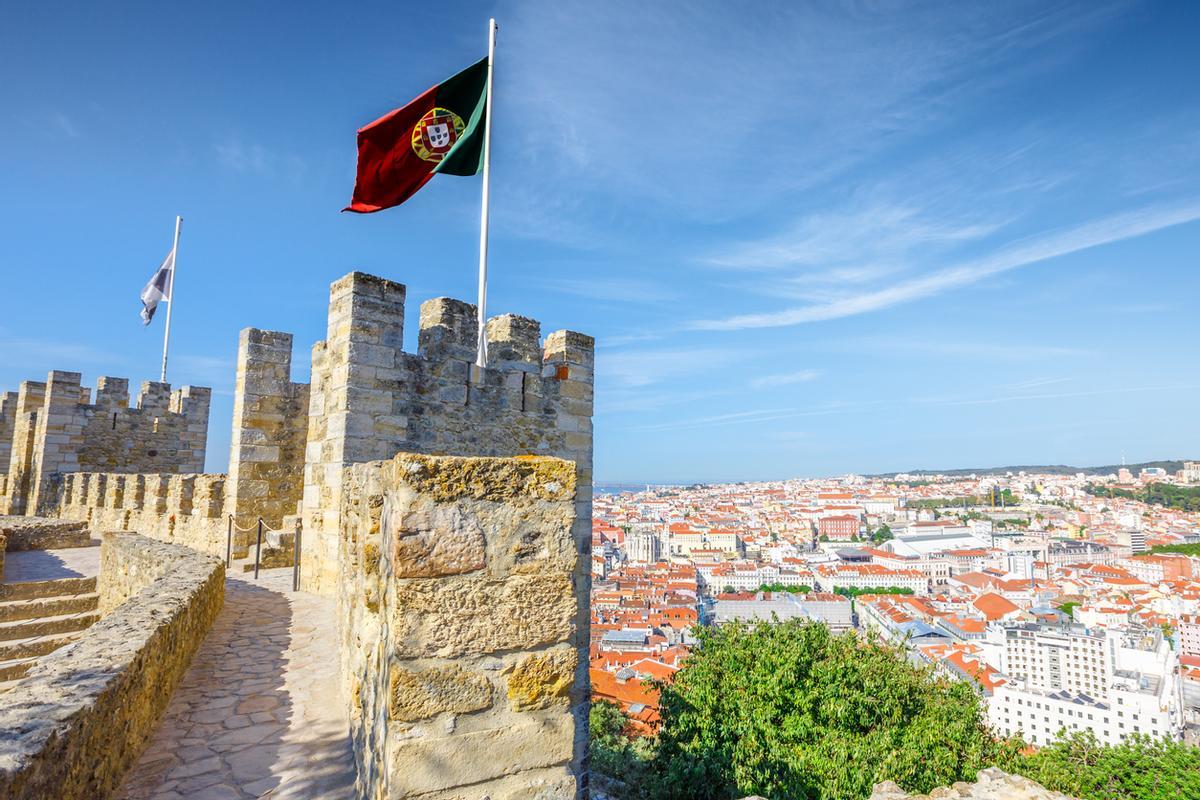 Vistas desde el Castillo de San Jorge, en Lisboa.