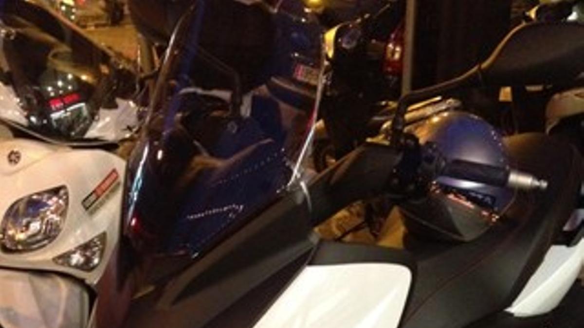 Imagen enviada por el lector Ivan Labanda de su moto robada, una Yamaha X-MAX 250
