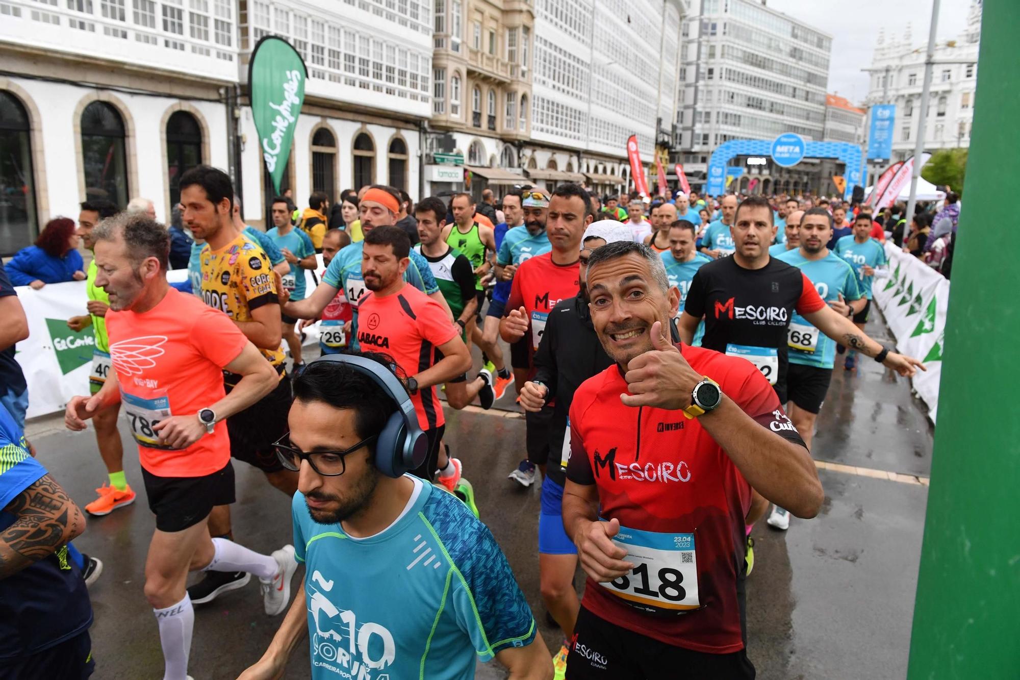 Carrera popular Coruña10: 2.186 corredores cruzaron la línea de meta