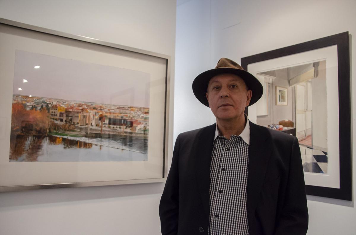 El pintor Satur Vizán.