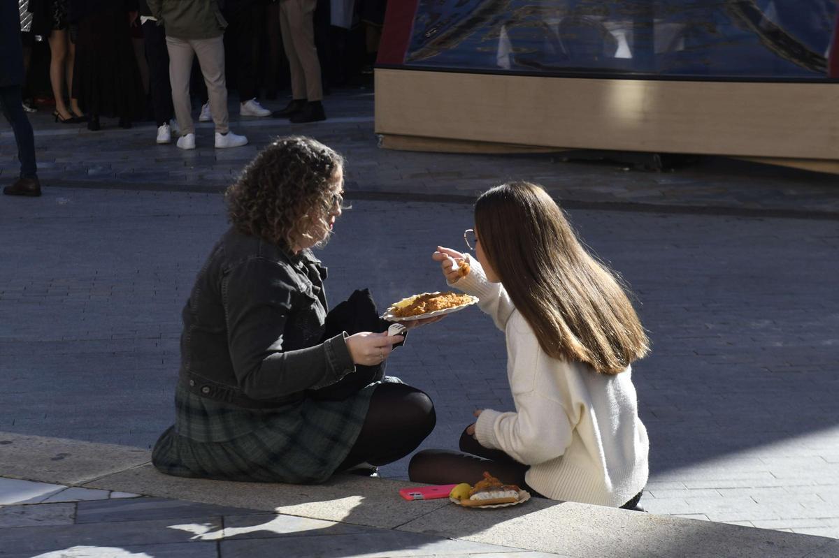 Así ha sido el tardeo de Nochevieja en Murcia