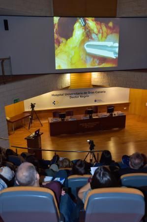 25-10-2018 LAS PALMAS DE GRAN CANARIA. Cirugía pancreática laparoscópica en el hospital Doctor Negrín. Fotógrafo: ANDRES CRUZ  | 25/10/2018 | Fotógrafo: Andrés Cruz