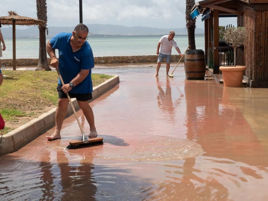 Los efectos de las lluvias en Los Alcázares