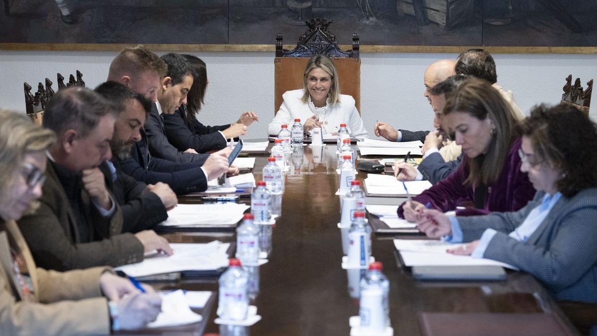 Marta Barrachina ha presidido la Junta de Gobierno de la Diputación de Castellón celebrada este viernes.