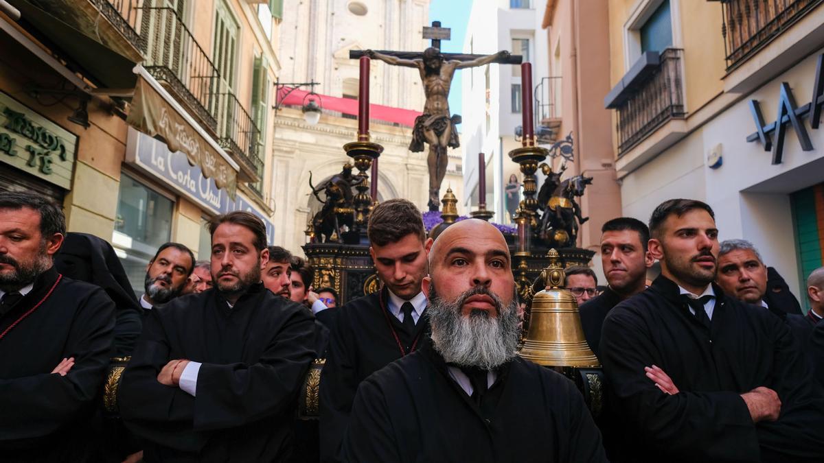 El Cristo de la Redención en la calle San Juan el Viernes Santo de 2023