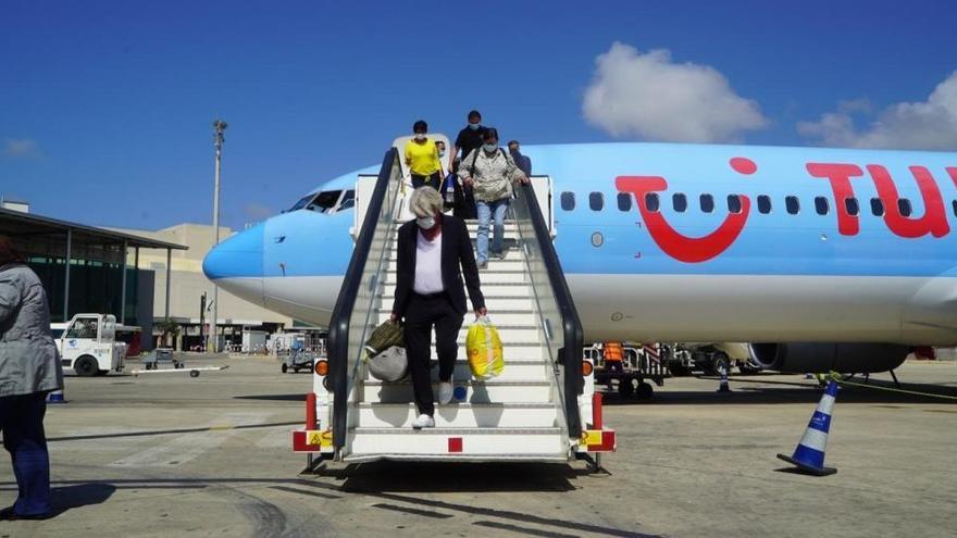 Uno de los aviones de la aerolínea TUI, en una imagen de archivo.