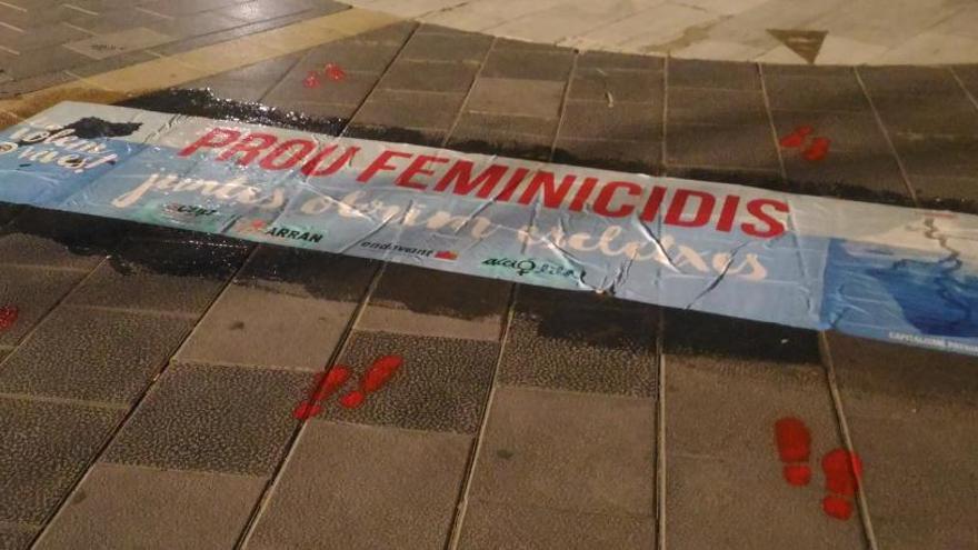 Cartell de les accions contra els feminicidis