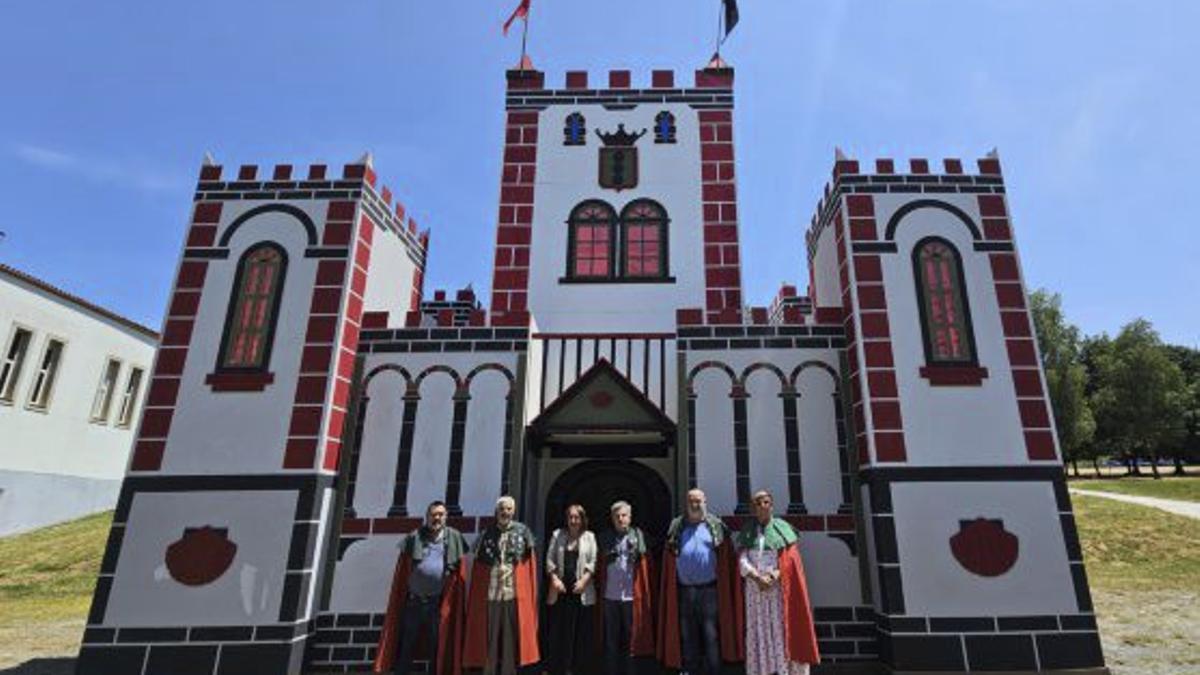 O Castelo de Santa María, construído pola veciñanza. | CEDIDA