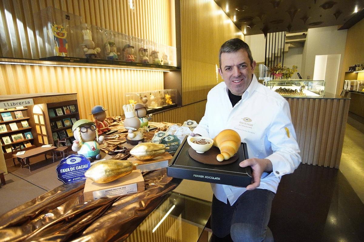 La pastisseria i xocolateria Ferrer d'Olot i les mones de Pasqua de Jordi Ferrer