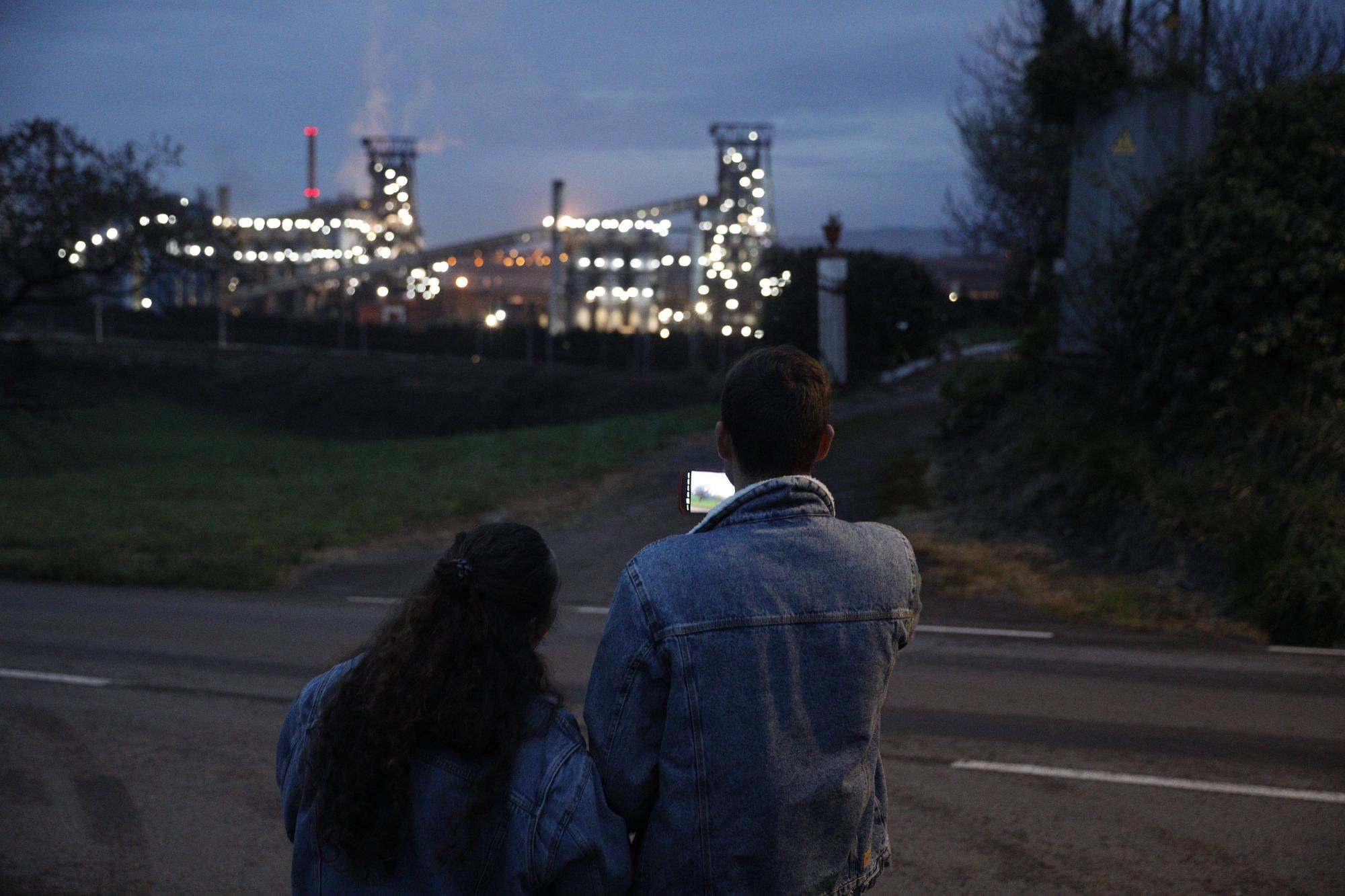 Así vivieron los vecinos de Arcelor el colosal incendio: "Tuvimos miedo"