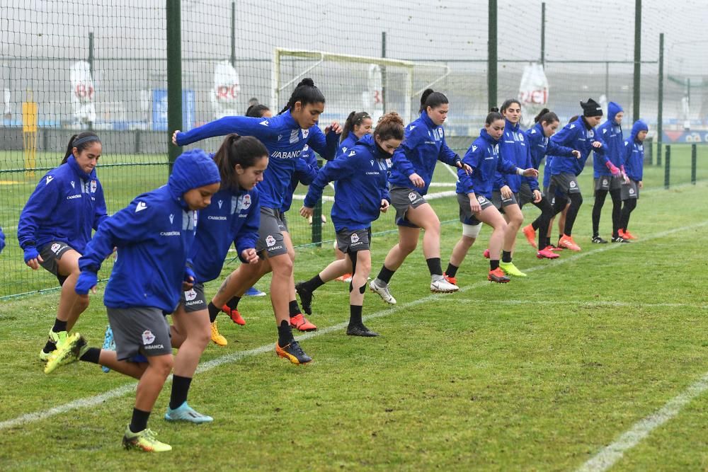 Entrenamiento del Deportivo Abanca