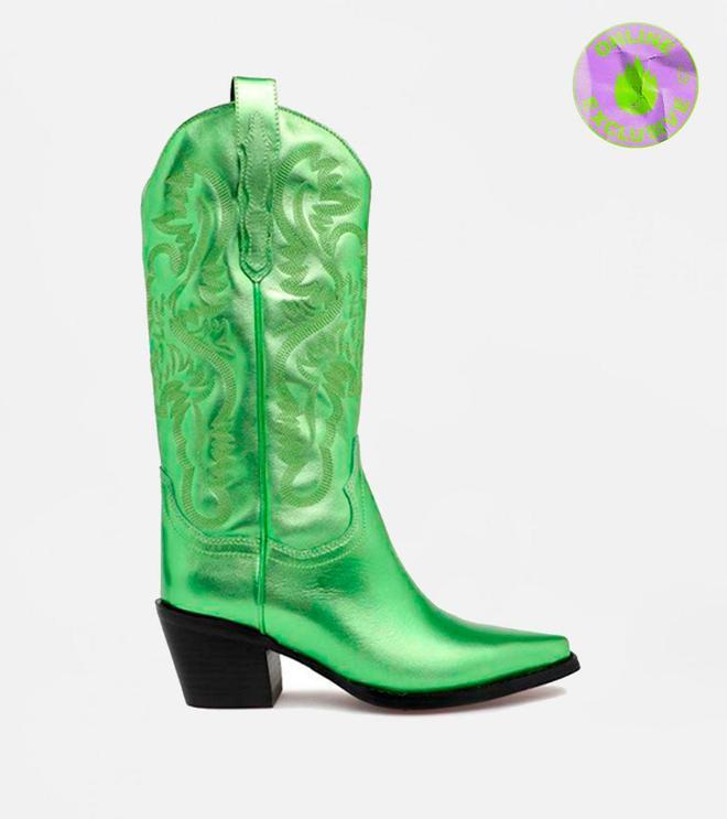 Botas verdes de Au revoir cinderella (precio: 265 euros)