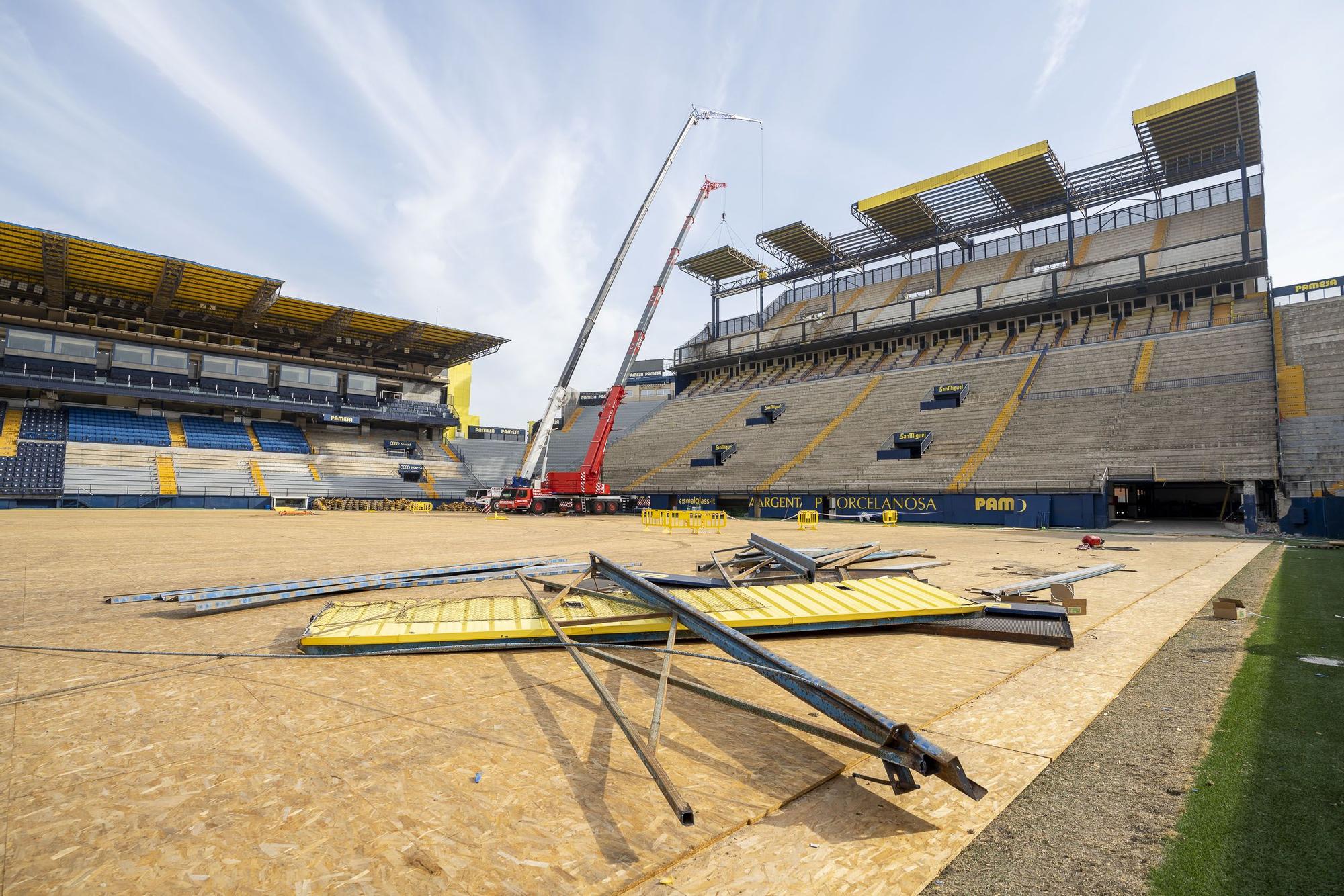 Así está siendo el inicio de las obras del Estadio de la Cerámica