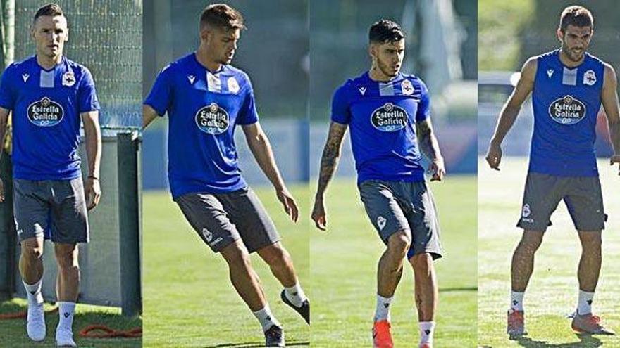 Jovanovic, Montero, Beto da Silva y Salva Ruiz.