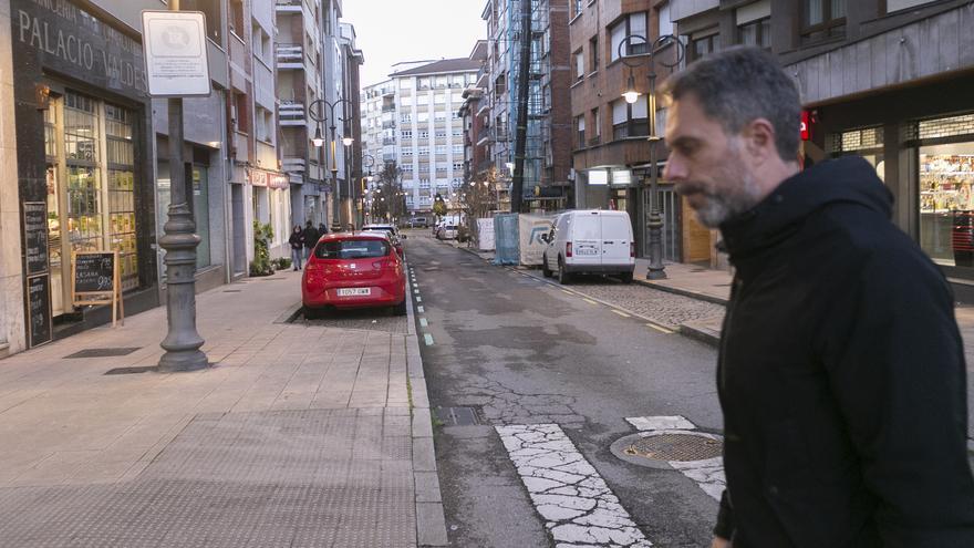 Cambios en la circulación por las obras de la calle Palacio Valdés de Avilés