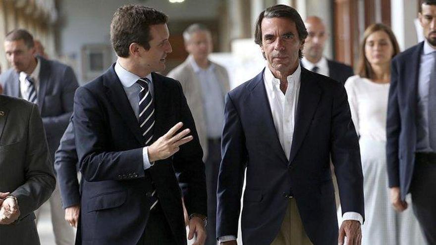 Aznar bendice el &#039;no&#039; a Sánchez y el acercamiento a Vox