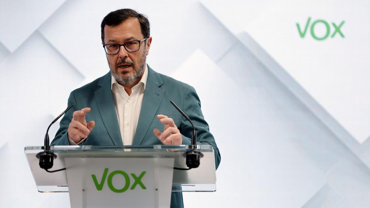 El portavoz de Vox, José Antonio Fúster, en imagen de archivo.