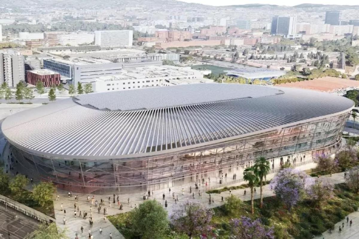 El Nou Palau, que tiene previsto iniciar las obras en 2027, objeto de debate y controversia entre los precandidatos a dirigir el Barça